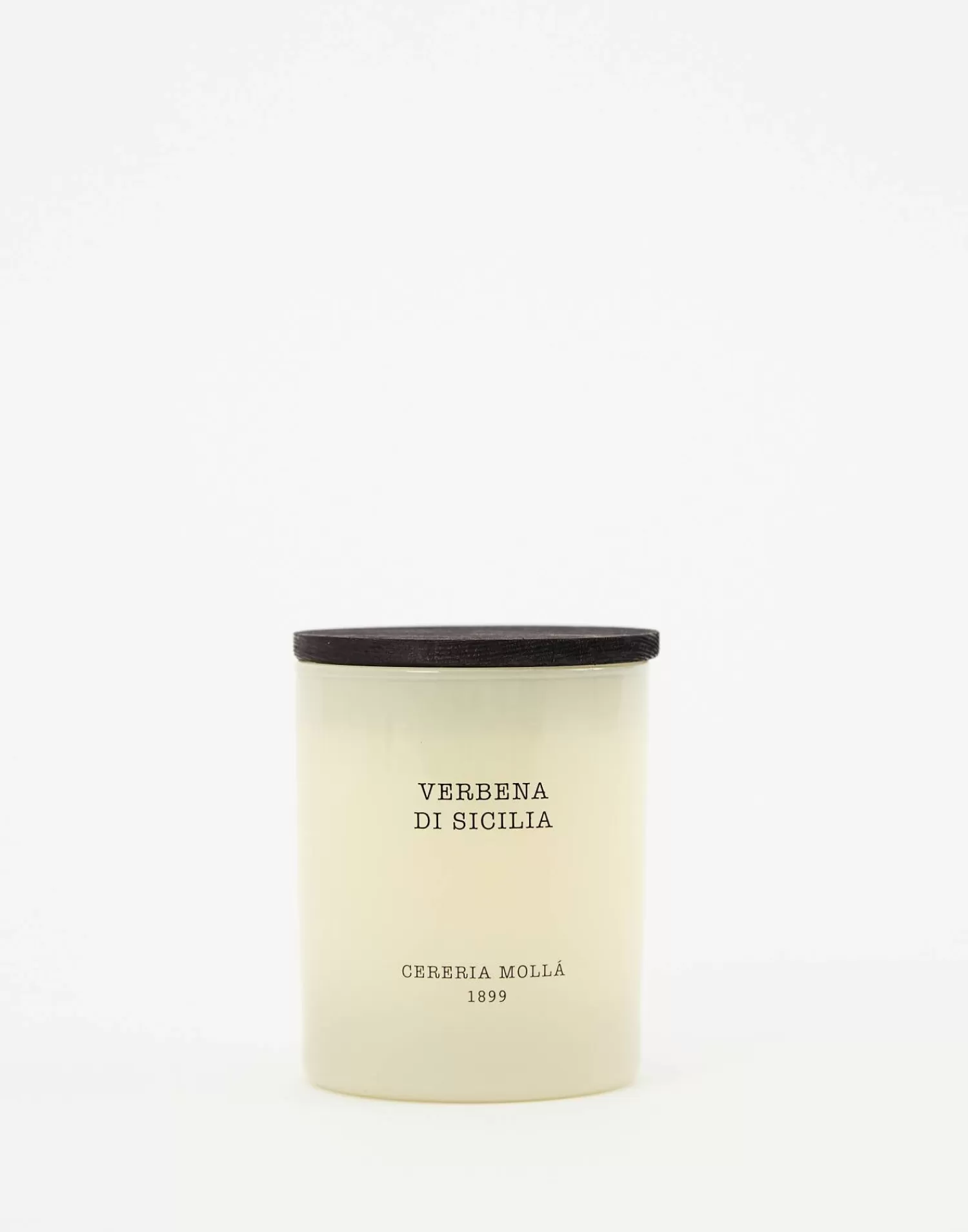 Bougie Élégante en Verre Dépoli - Collection Haut de Gamme Cerería Mollá avec Couvercle Amovible pour une Décoration Raffinée et Parfum d'Ambiance Luxueux