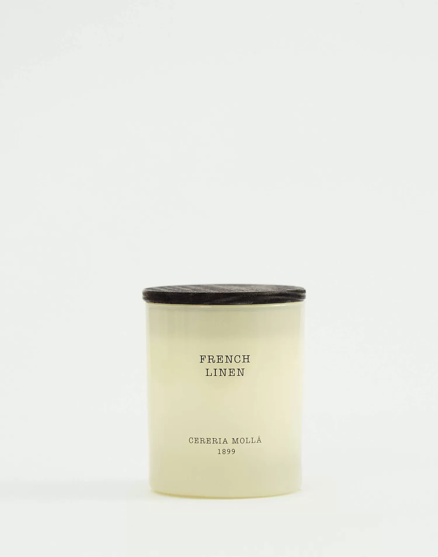 Bougie Élégante en Verre Dépoli - Collection Haut de Gamme Cerería Mollá avec Couvercle Amovible pour une Décoration Raffinée et Parfum d'Ambiance Luxueux