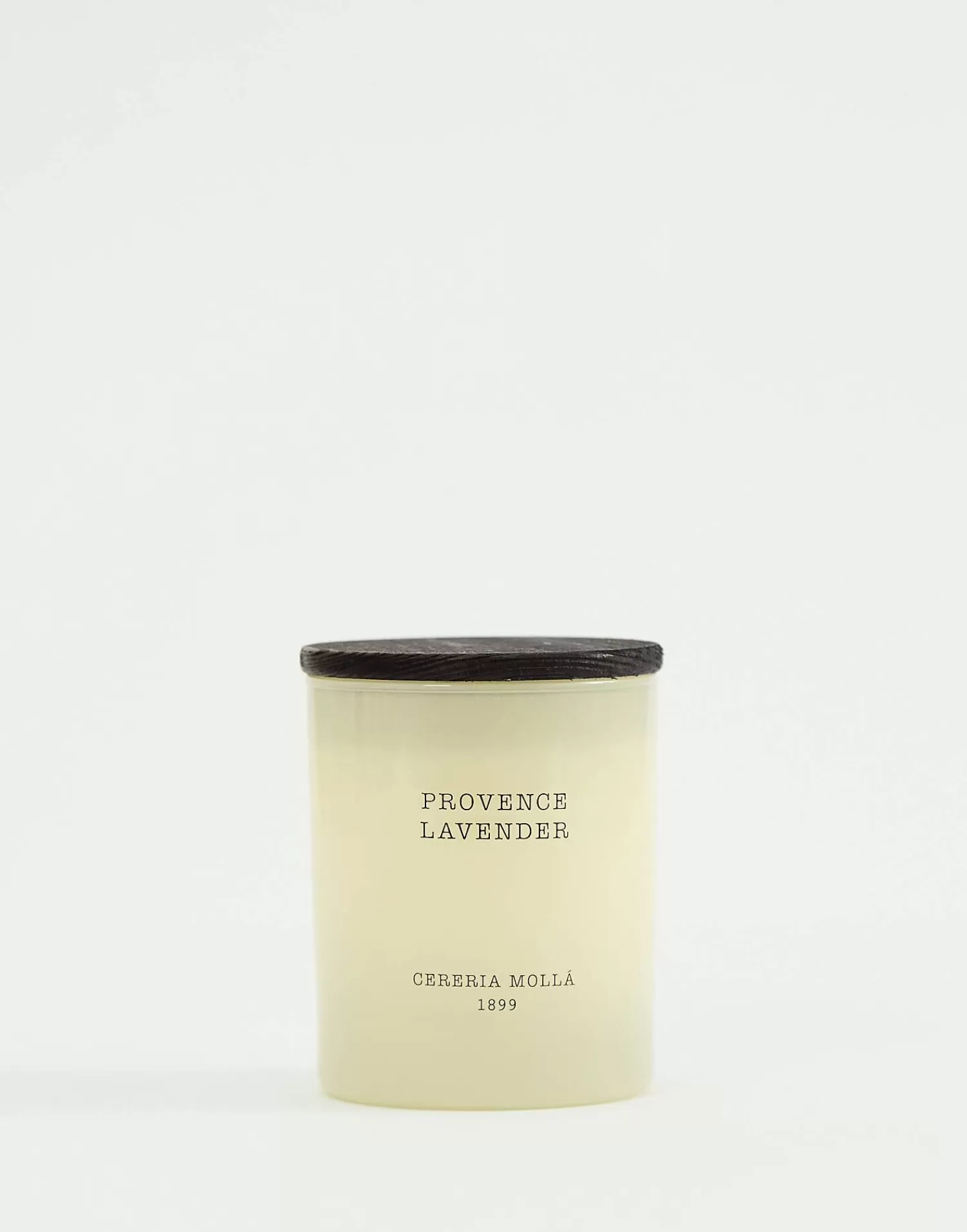 Bougie Élégante en Verre Dépoli - Collection Haut de Gamme Cerería Mollá avec Couvercle Amovible pour une Décoration Raffinée et Parfum d'Ambiance Luxueux