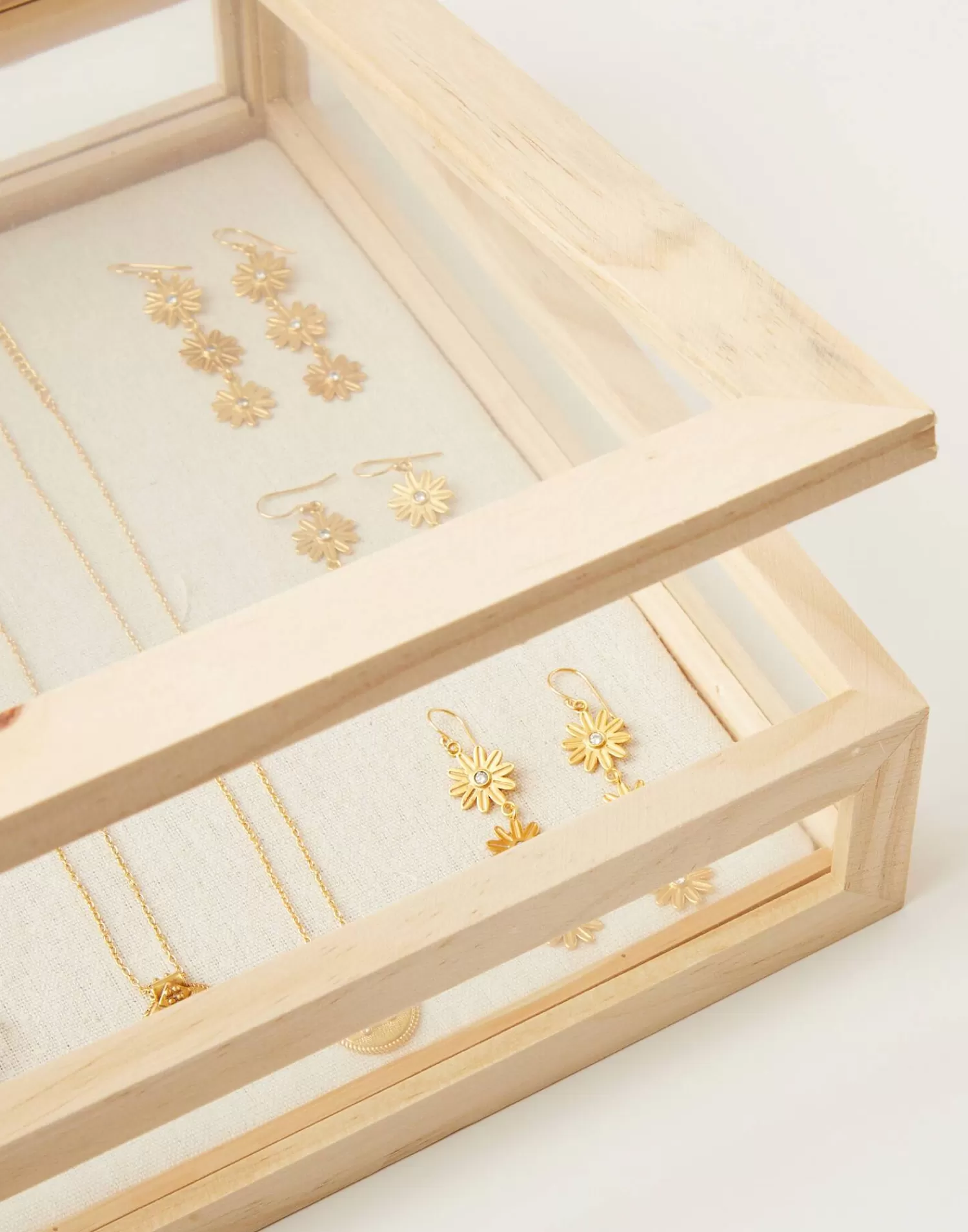 Vitrine Élégante en Cristal et Bois Massif - Grand Modèle par Sélection Nature