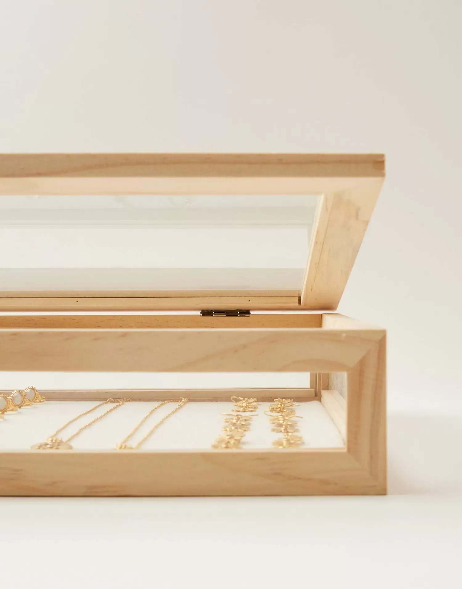 Vitrine Élégante en Cristal et Bois Massif - Grand Modèle par Sélection Nature