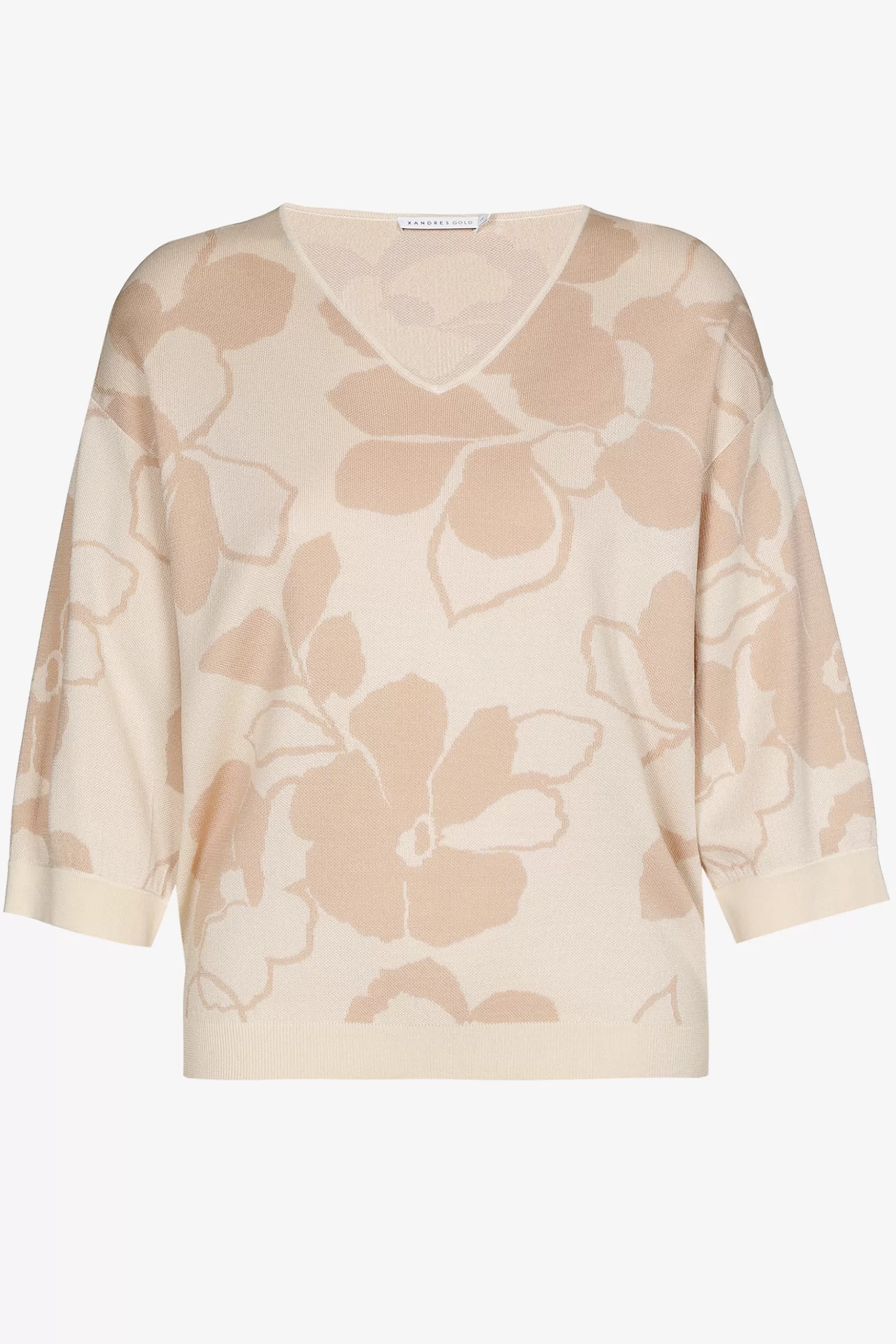 Pull oversize à motifs floraux élégant - Collection outlet Xandres