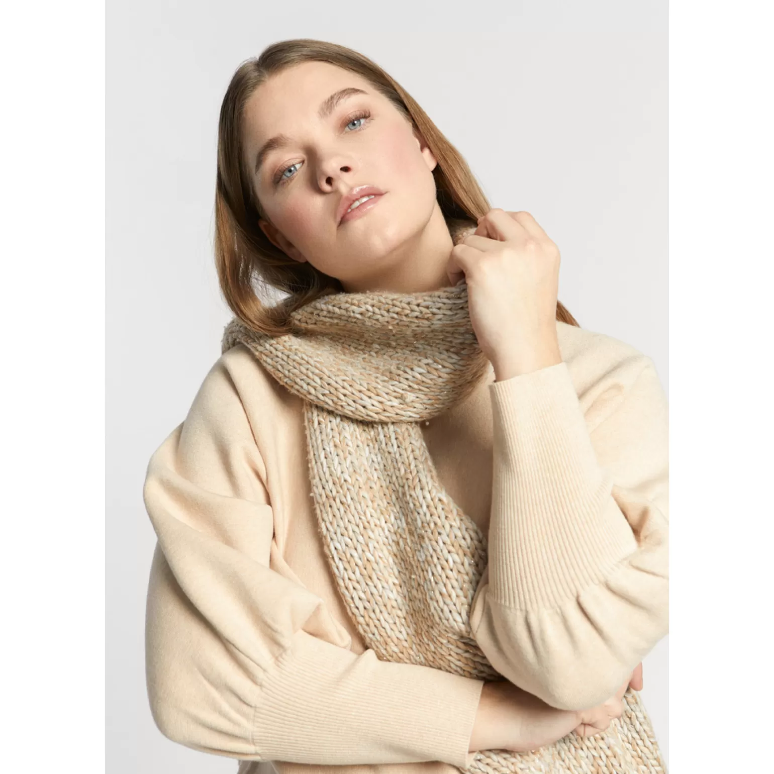 Découvrez le confort douillet : Gros pull col montant Xandres - Promotion exclusive