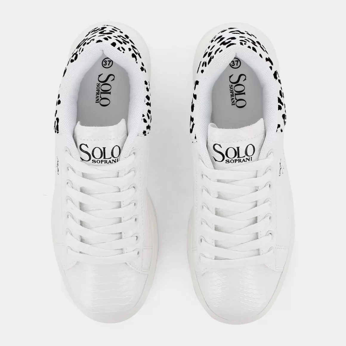 Chaussures SOPRANI Printemps 2023 - Baskets Blanc Cassé Confort Ultime - Modèle W23 Édition Limitée