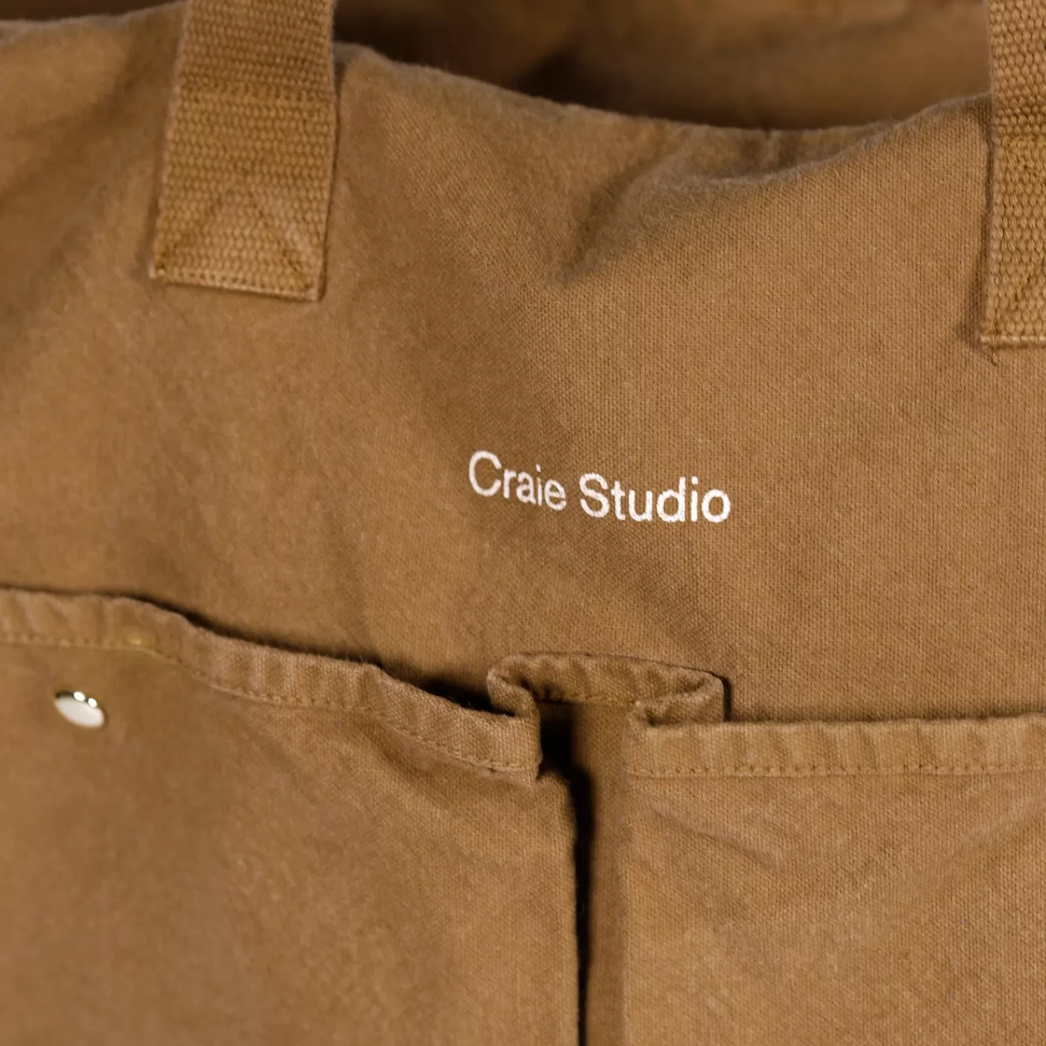 Week-End Élégant par Craie Studio : Sac Coton Souple en Teintes Noisette & Camel - Promotion Exclusive