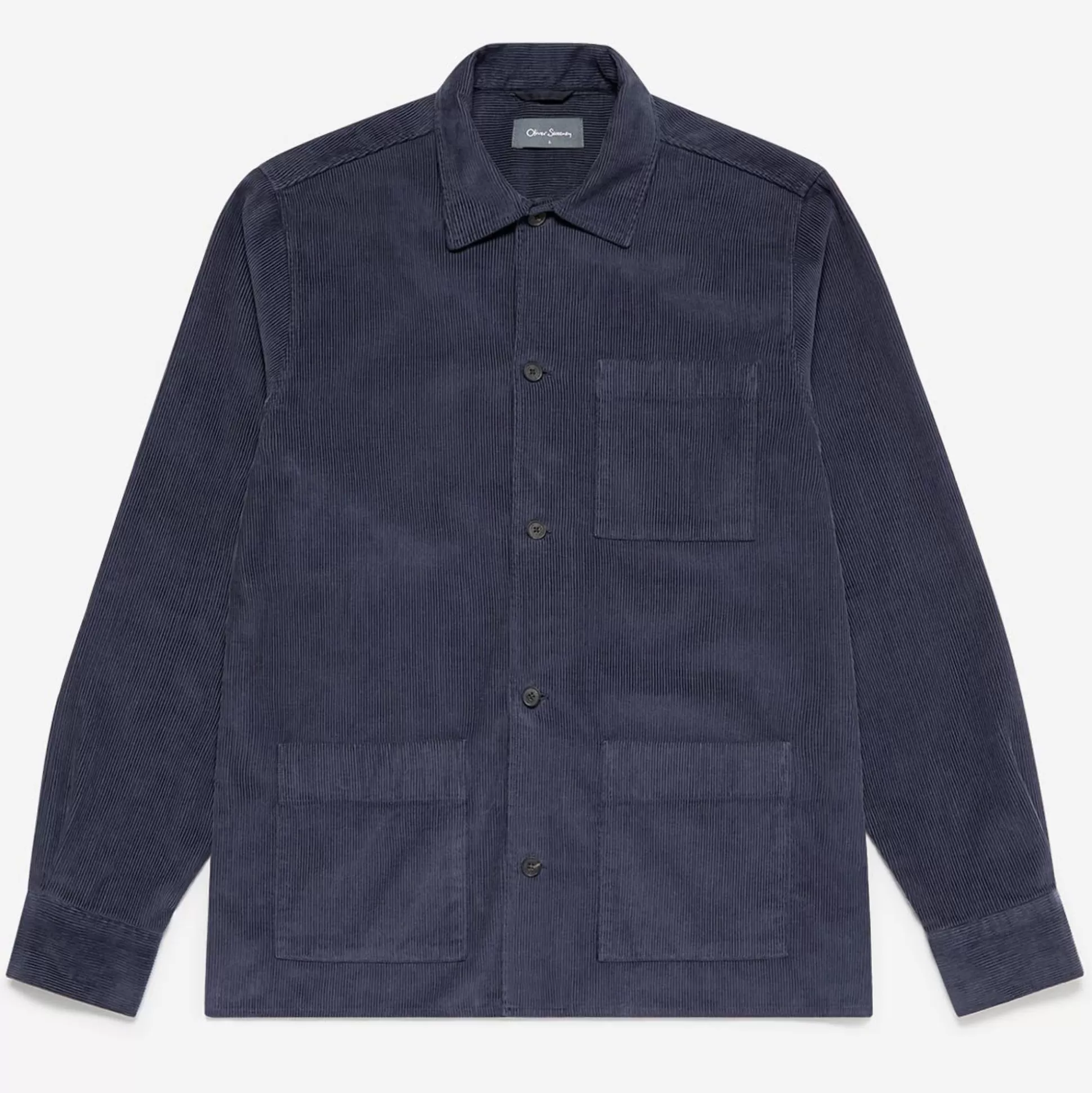 Chemise Homme Oliver Sweeney - Bleu Marine Wicklow, Coupe Élégante pour Style Intemporel avec Détails Distinctifs