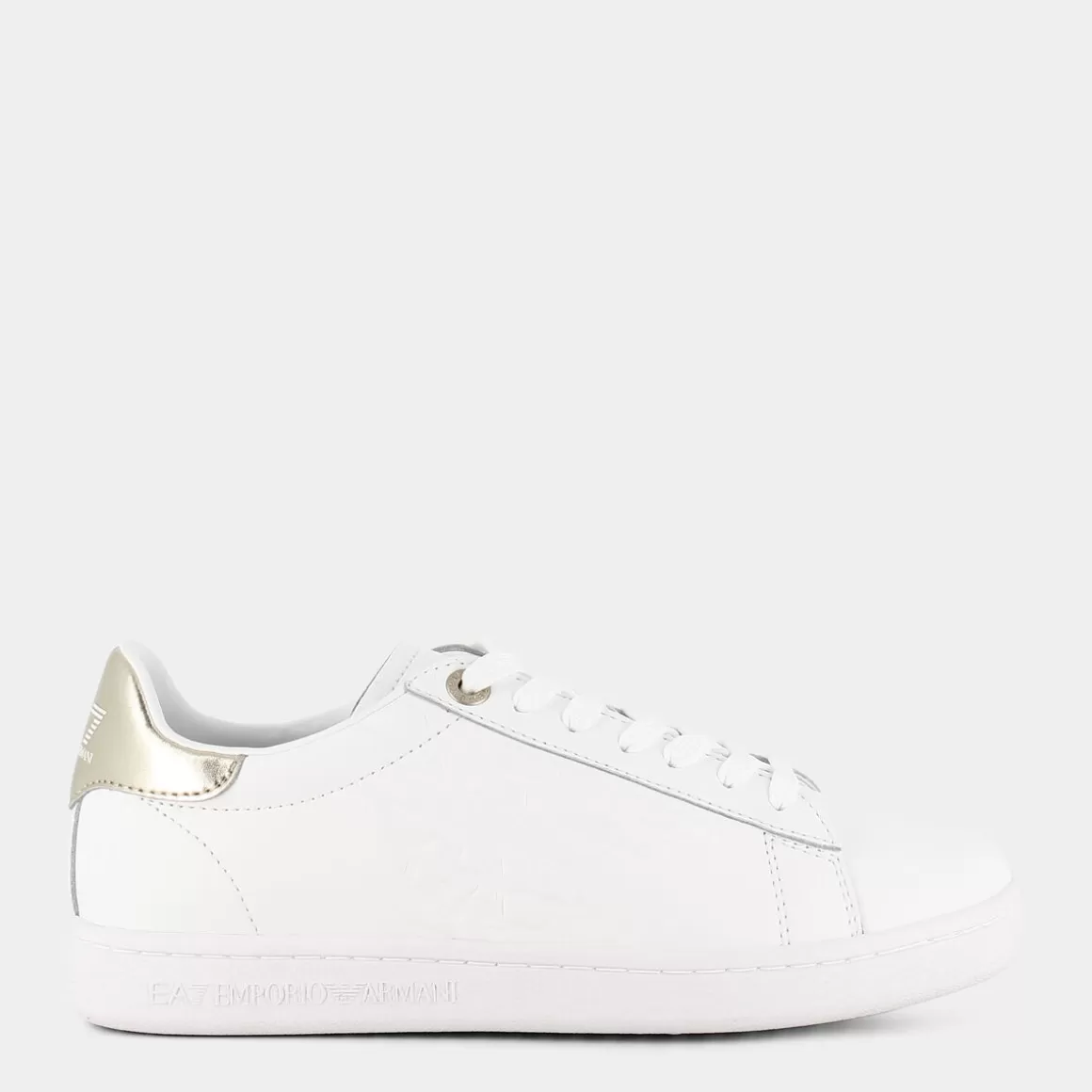 EA7 Baskets Sportswear Élégantes - Modèle X8X001/R579 (Blanc Immaculé) Chaussures Confortables avec Design Moderne