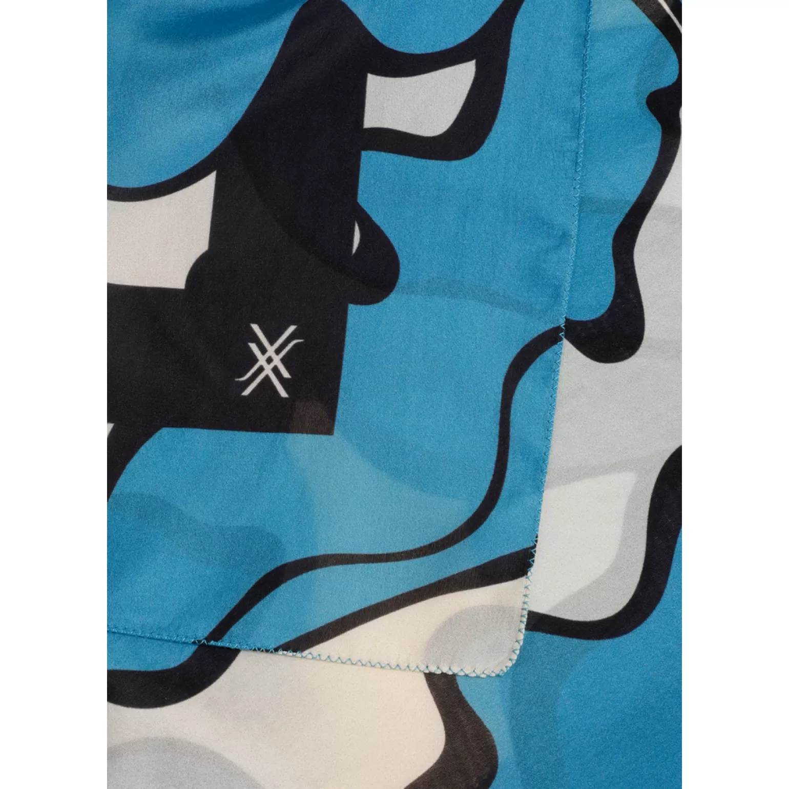 Écharpe en soie légère imprimée fleurs sauvages - Collection Printemps Xandres